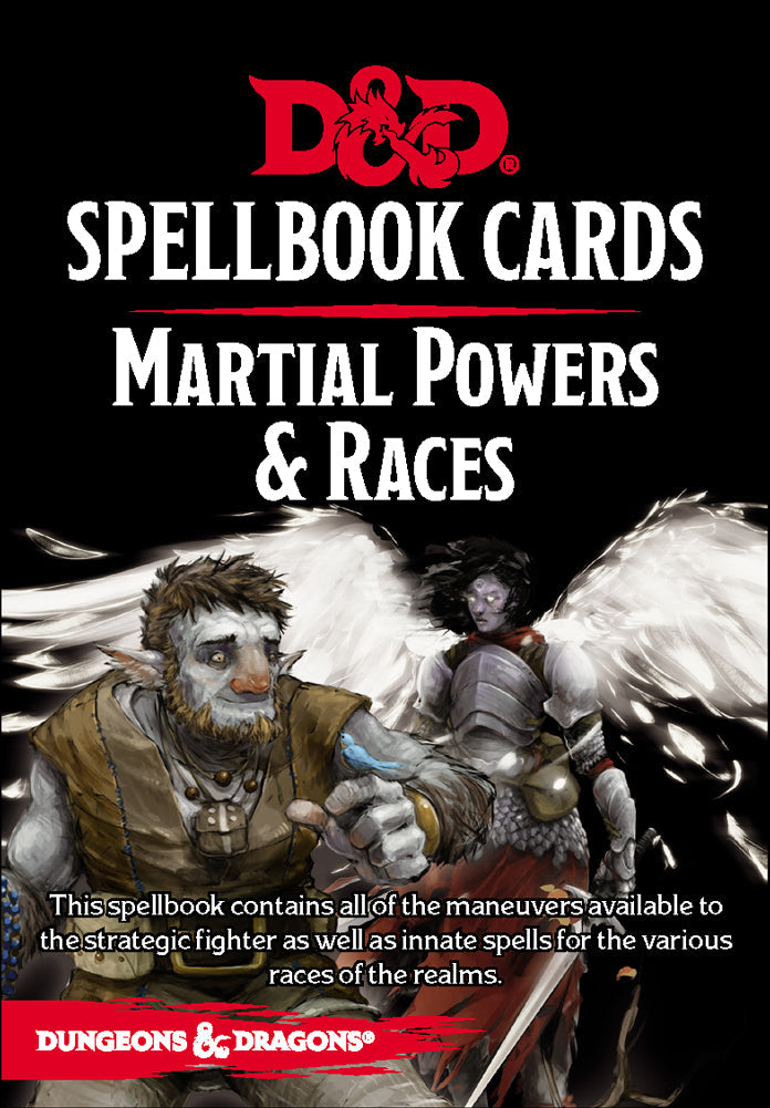 Dungeons & Dragons - Spellbook cards - Martial Powers & Races