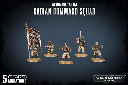 40k - Astra Militarum Cadian Command Squad