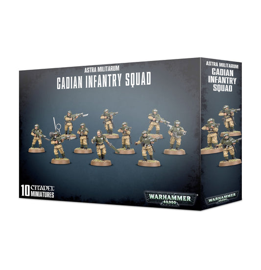 40k - Astra Militarum Cadian Infantry Squad