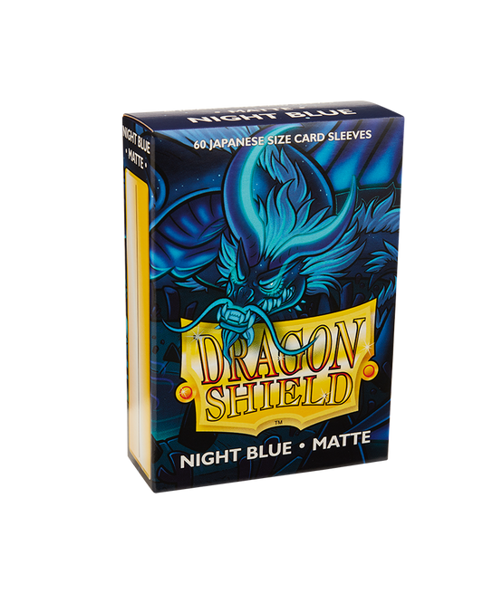 Dragon Shield - 60 Japanese Matte Night Blue Sleeves