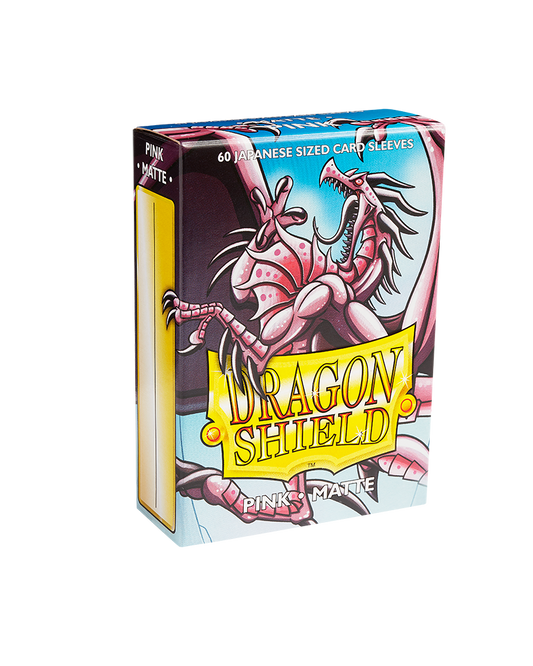 Dragon Shield - 60 Japanese Matte Pink Sleeves