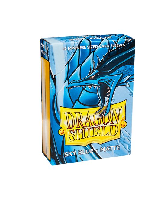 Dragon Shield - 60 Japanese Matte Sky Blue Sleeves